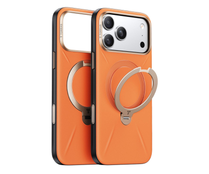 Etui do telefonów TORRAS QPRO Leather do iPhone 17 Pro Max (Tarocco)